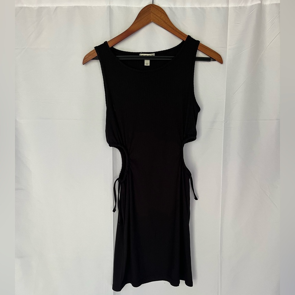 Derek Heart little black dress with cutouts